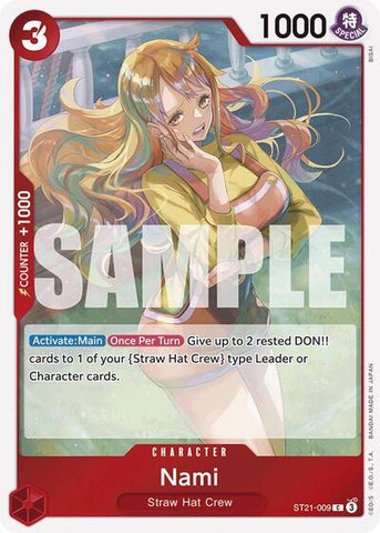 Nami - (ST21-009) - Starter Deck EX: Gear 5 - (Common)