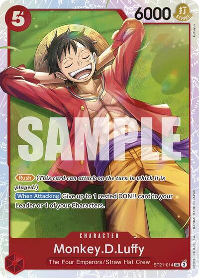 Monkey.D.Luffy - (ST21-014) - Starter Deck EX: Gear 5 - (Super Rare)