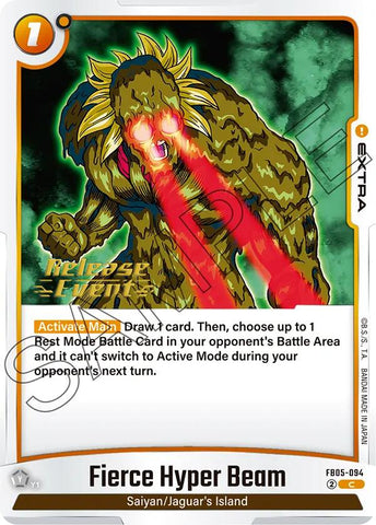 Fierce Hyper Beam [New Adventure Release Event Cards]