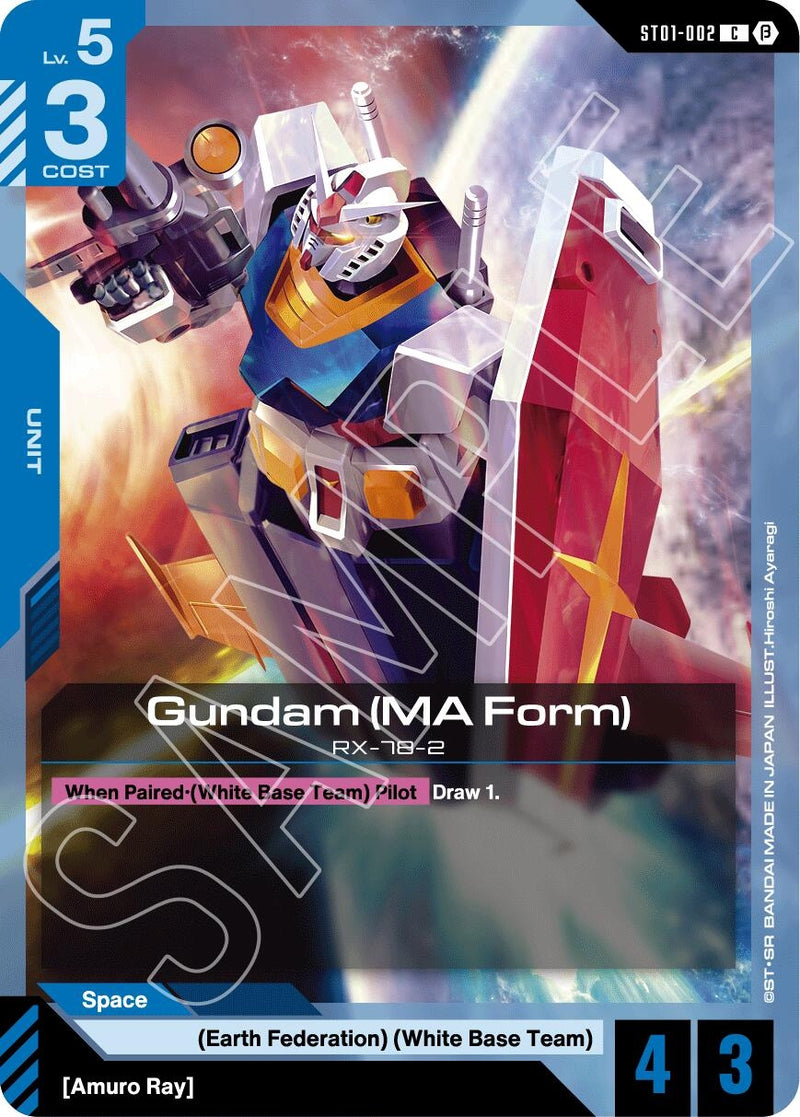 Image for Gundam (MA Form) (ST01-002) - Gundam Card Game