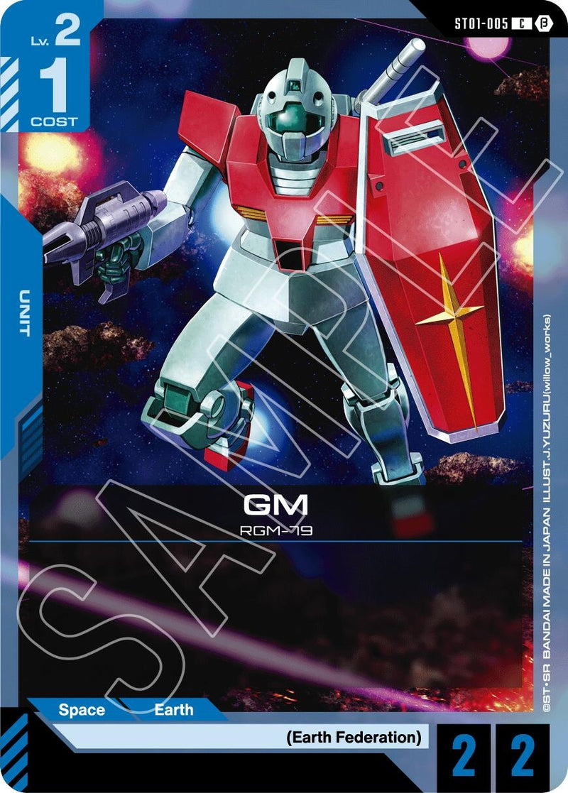 Image for GM (ST01-005) - Gundam Card Game