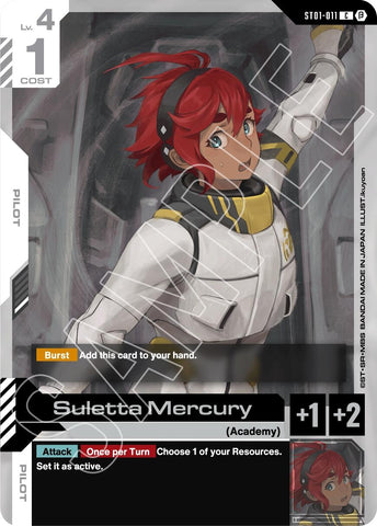 Image for Suletta Mercury (ST01-011) - Gundam Card Game