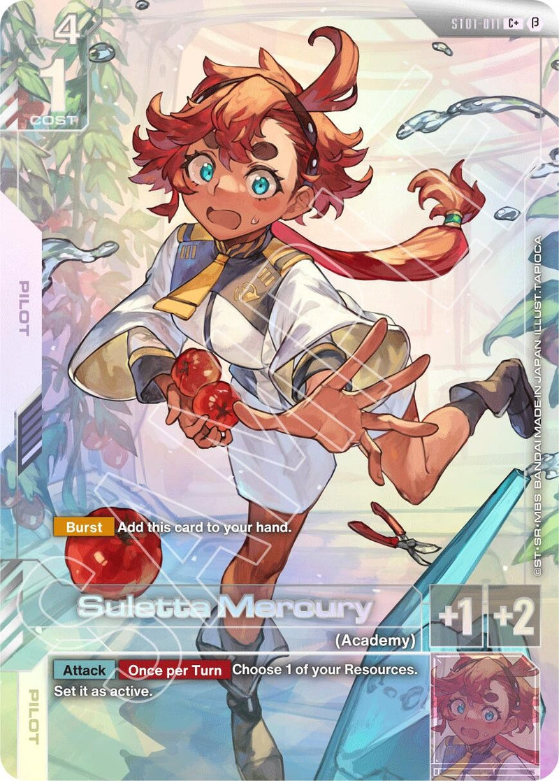 Image for Suletta Mercury (C+) (ST01-011) - Gundam Card Game