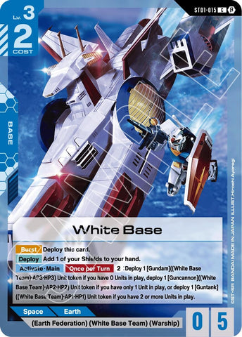 Image for White Base (ST01-015) - Gundam Card Game