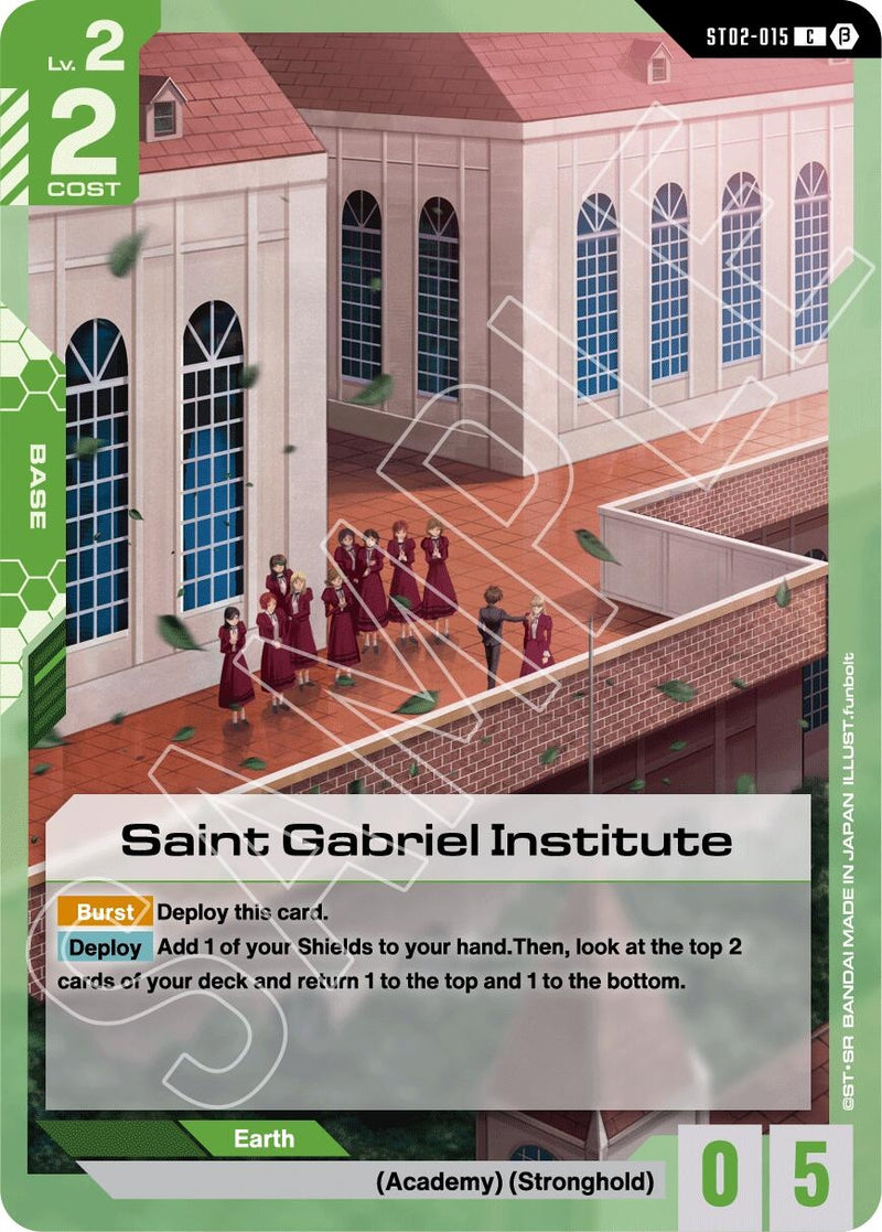 Image for Saint Gabriel Institute (ST02-015) - Gundam Card Game