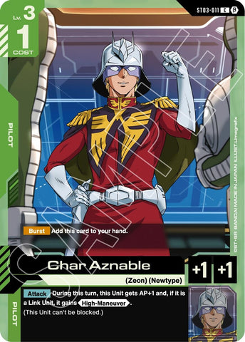 Image for Char Aznable (ST03-011) - Gundam Card Game