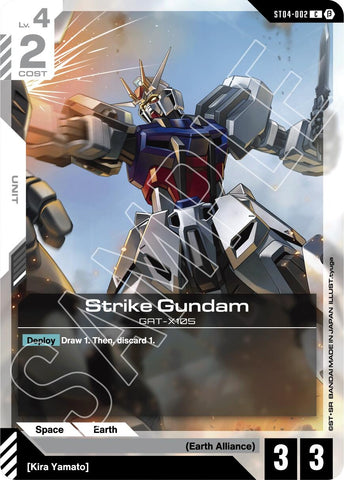 Image for Strike Gundam (ST04-002) - Gundam Card Game