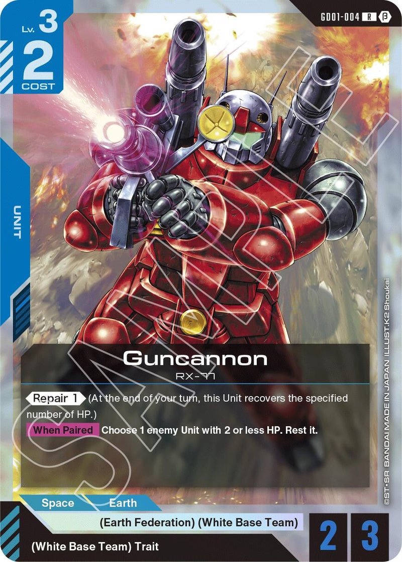 Image for Guncannon (GD01-004) - Gundam Card Game
