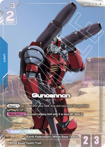 Image for Guncannon (R+) (GD01-004) - Gundam Card Game