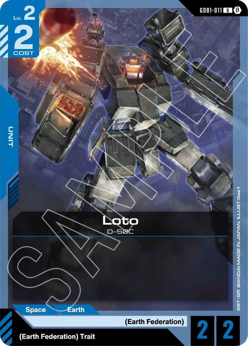 Image for Loto (GD01-011) - Gundam Card Game