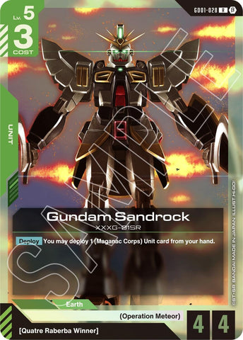 Image for Gundam Sandrock (GD01-028) - Gundam Card Game