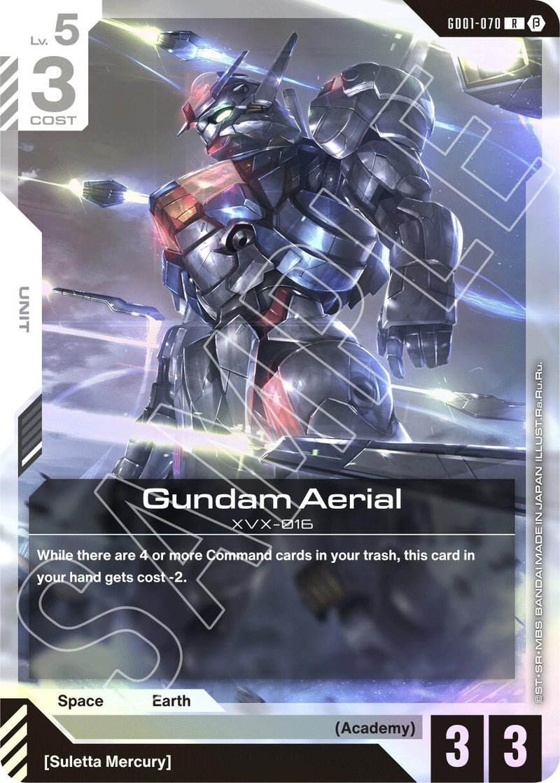 Image for Gundam Aerial (GD01-070) - Gundam Card Game