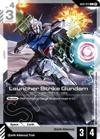 Image for Launcher Strike Gundam (GD01-072) - Gundam Card Game