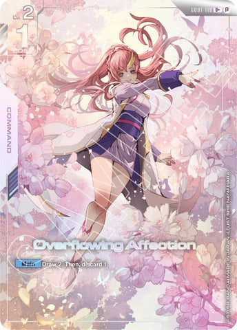 Image for Overflowing Affection (U+) (GD01-118) - Gundam Card Game