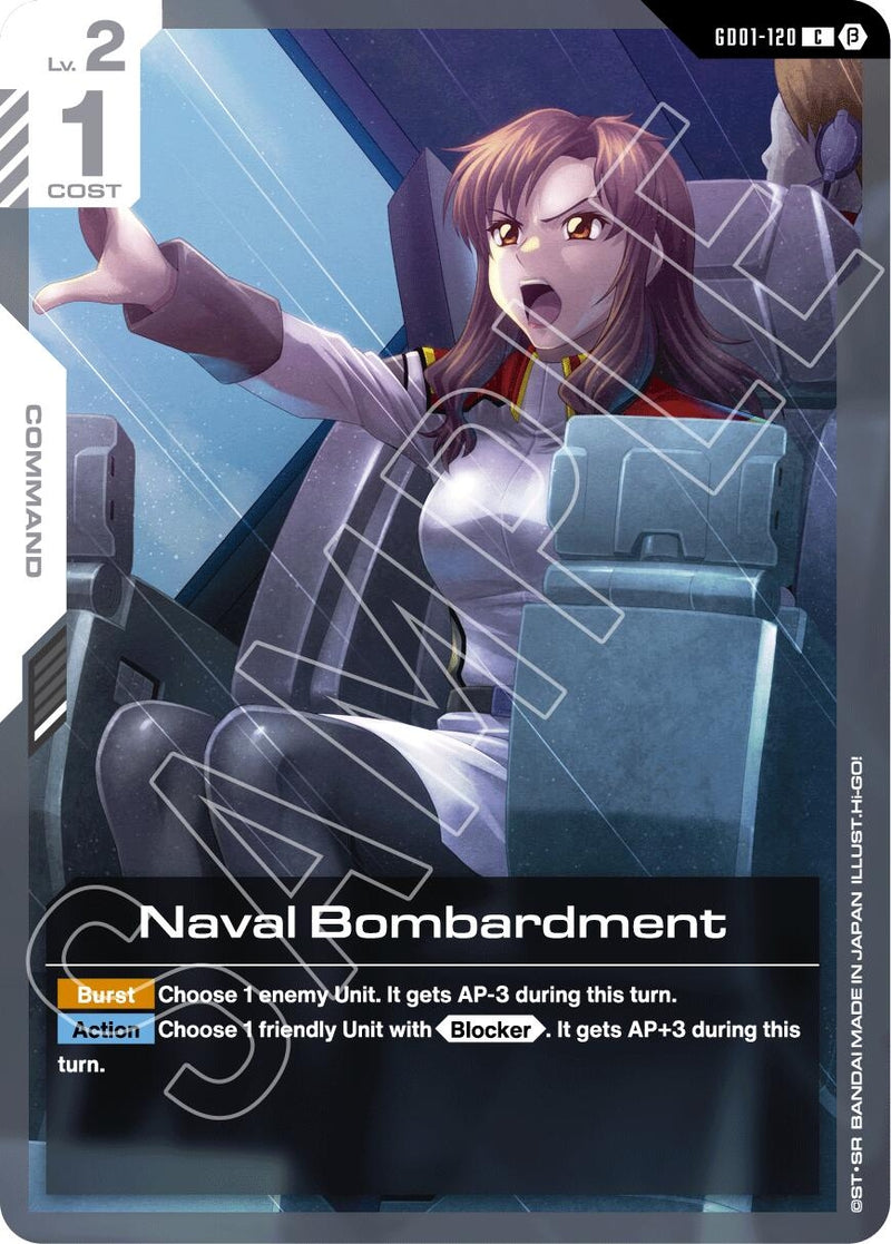 Image for Naval Bombardment (GD01-120) - Gundam Card Game