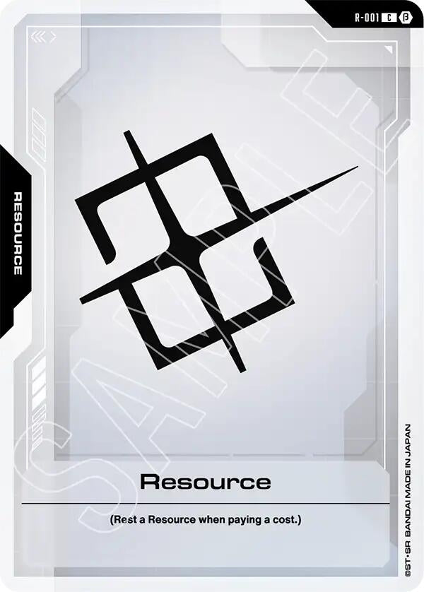 Image for Resource (R-001) - Gundam Card Game