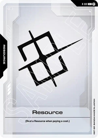 Image for Resource (R-001) - Gundam Card Game