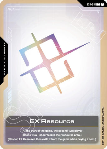 Image for EX Resource (EXR-001) - Gundam Card Game