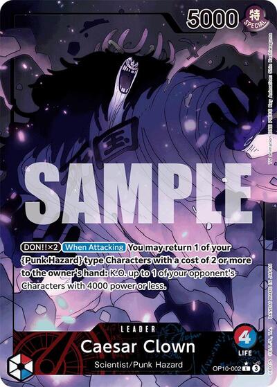 Caesar Clown (Parallel) - (OP10-002) - Royal Blood - (Leader)