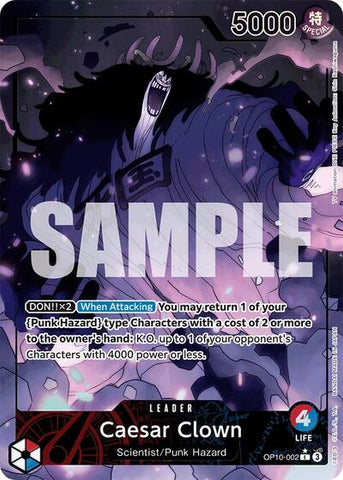 Caesar Clown (Parallel) - (OP10-002) - Royal Blood - (Leader)