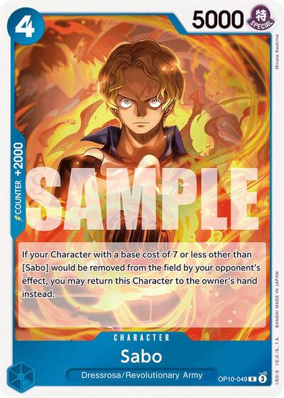 Sabo - (OP10-049) - Royal Blood - (Rare)