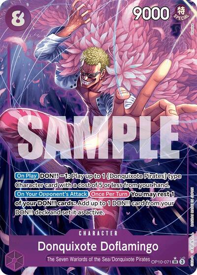Donquixote Doflamingo (Parallel) - (OP10-071) - Royal Blood - (Super Rare)