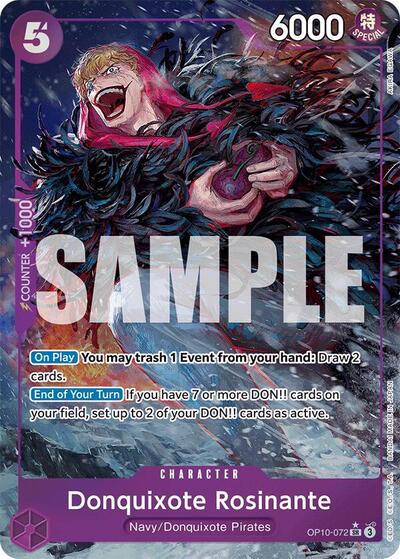 Donquixote Rosinante (Parallel) - (OP10-072) - Royal Blood - (Super Rare)