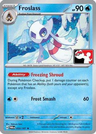 Froslass (053/167) [Prize Pack Series Six]