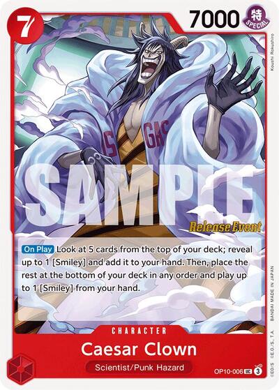 Caesar Clown - (OP10-006) - Royal Blood Release Event Cards - (Uncommon)
