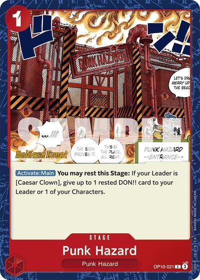 Punk Hazard - (OP10-021) - Royal Blood Release Event Cards - (Common)