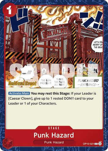 Punk Hazard - (OP10-021) - Royal Blood Release Event Cards - (Common)
