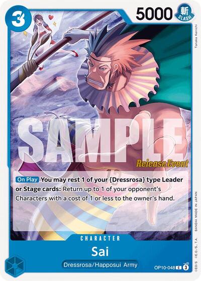 Sai - (OP10-048) - Royal Blood Release Event Cards - (Common)