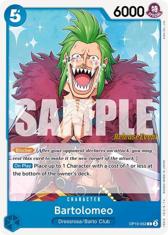 Bartolomeo - (OP10-052) - Royal Blood Release Event Cards - (Common)