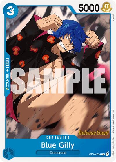 Blue Gilly - (OP10-054) - Royal Blood Release Event Cards - (Common)