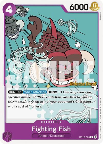 Fighting Fish - (OP10-069) - Royal Blood Release Event Cards - (Common)