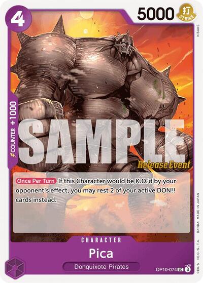 Pica - (OP10-074) - Royal Blood Release Event Cards - (Uncommon)