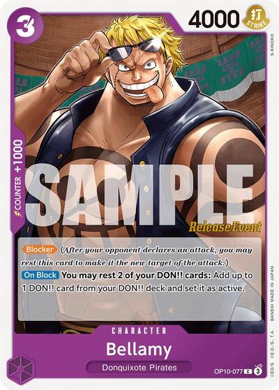 Bellamy - (OP10-077) - Royal Blood Release Event Cards - (Common)