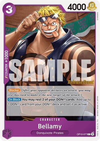 Bellamy - (OP10-077) - Royal Blood Release Event Cards - (Common)