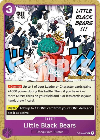 Little Black Bears - (OP10-080) - Royal Blood Release Event Cards - (Common)