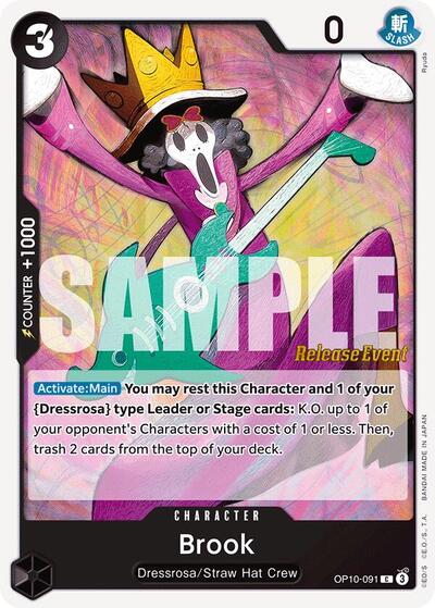 Brook - (OP10-091) - Royal Blood Release Event Cards - (Common)