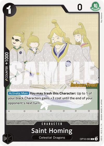 Saint Homing - (OP10-093) - Royal Blood Release Event Cards - (Common)