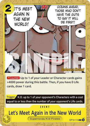 Let's Meet Again in the New World - (OP10-115) - Royal Blood Release Event Cards - (Common)