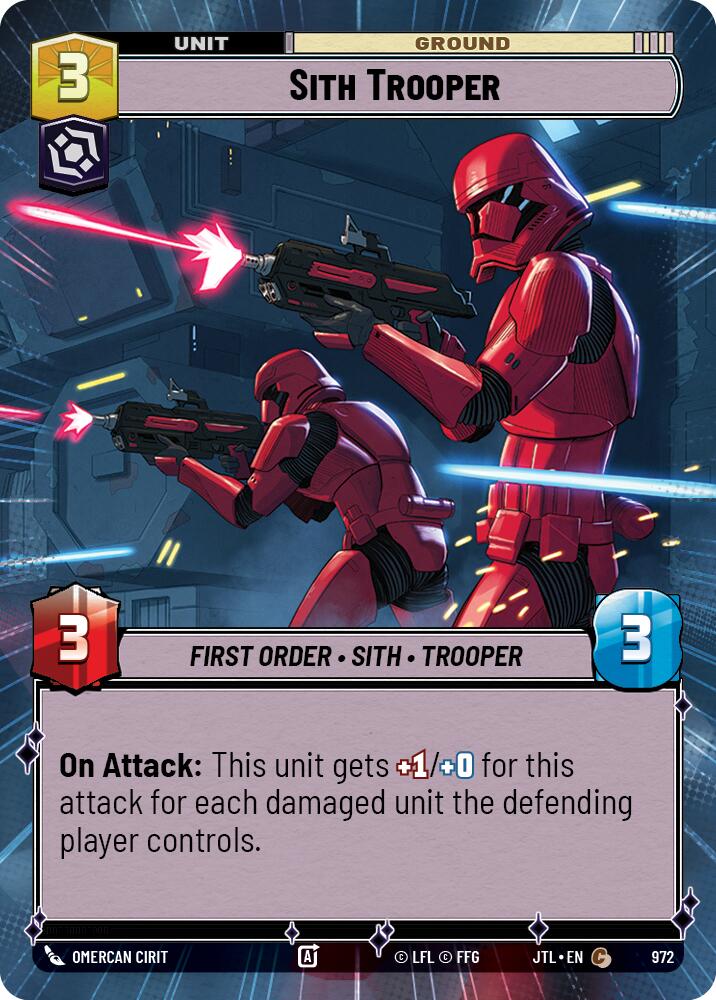 Sith Trooper (972) (Hyperspace Foil) (972) [Jump to Lightspeed]