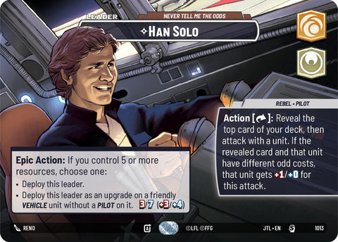 Han Solo - Never Tell Me the Odds (1013) (Showcase) (1013) [Jump to Lightspeed]