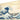 Ultra PRO: APEX Deck Protector Sleeves - Fine Art (The Great Wave Off Kanagawa) (105-pack)
