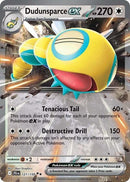 Dudunsparce ex - (121/159) - SV09: Journey Together - (Double Rare)
