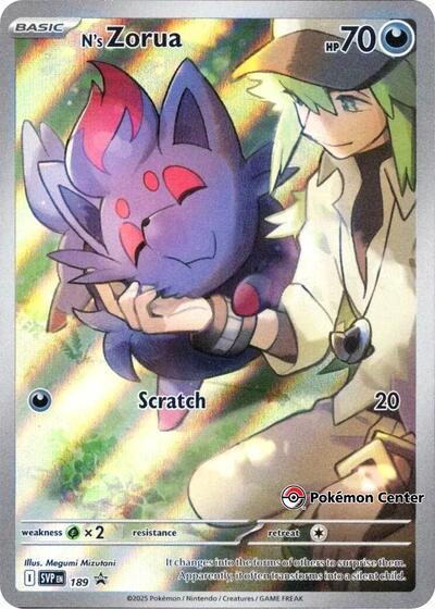 N's Zorua (Pokemon Center Exclusive) - (189) - SV: Scarlet & Violet Promo Cards - (Promo)