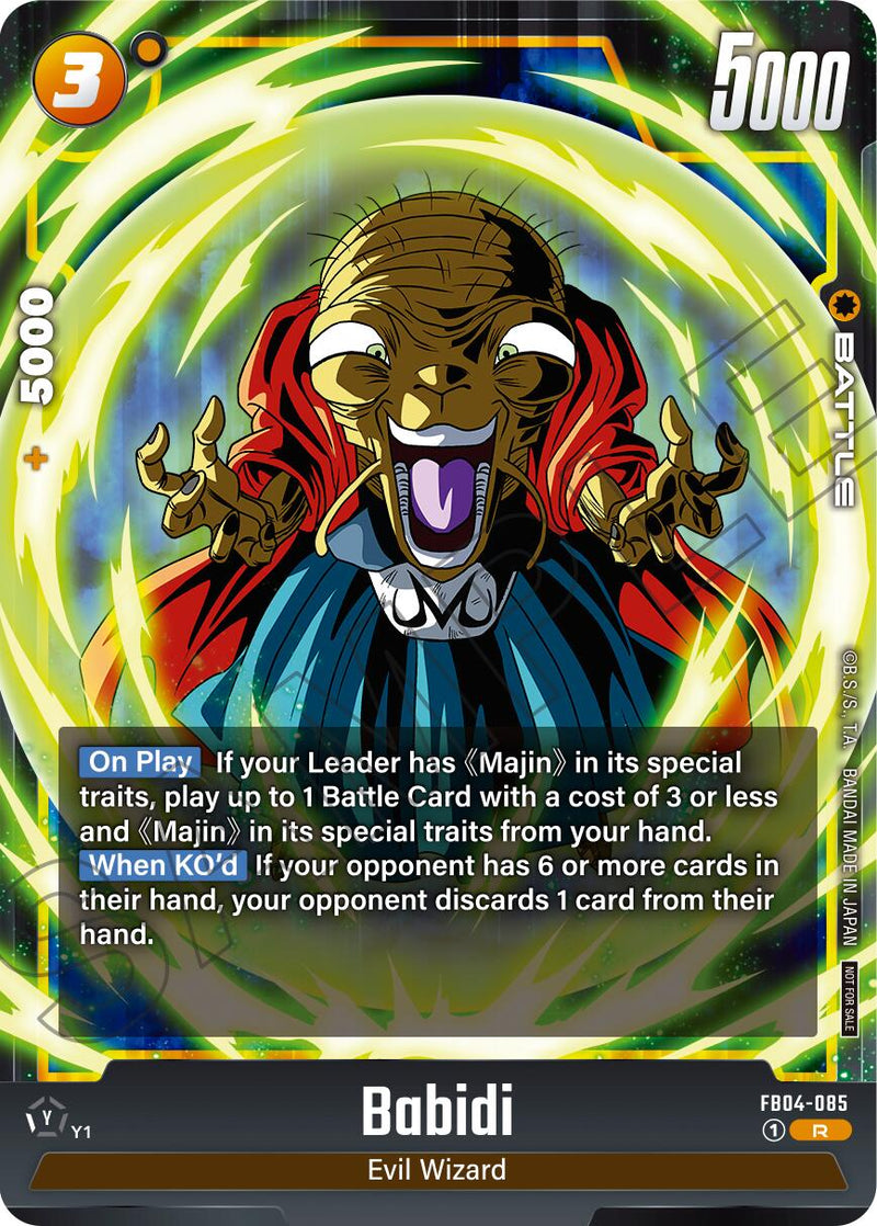 Babidi (Limited Pack 01) [Fusion World Promotion Cards]