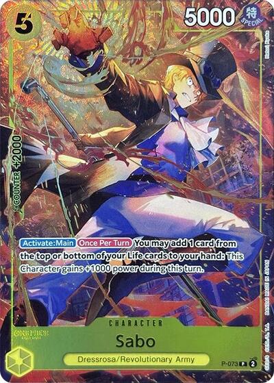 Sabo (Premium Card Collection -Best Selection Vol. 3-) - (P-073) - One Piece Promotion Cards - (Promo)