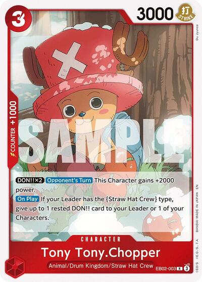 Tony Tony.Chopper - (EB02-003) - Extra Booster: Anime 25th Collection - (Rare)